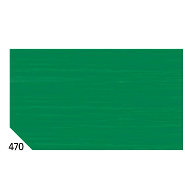 REX SADOCH - KR363-470 - Carta crespa - 50 x 250 cm - 48 gr - verde bandiera 470 - Rex Sadoch - conf.10 rotoli - 46562 - Conf. da 1 Pz.