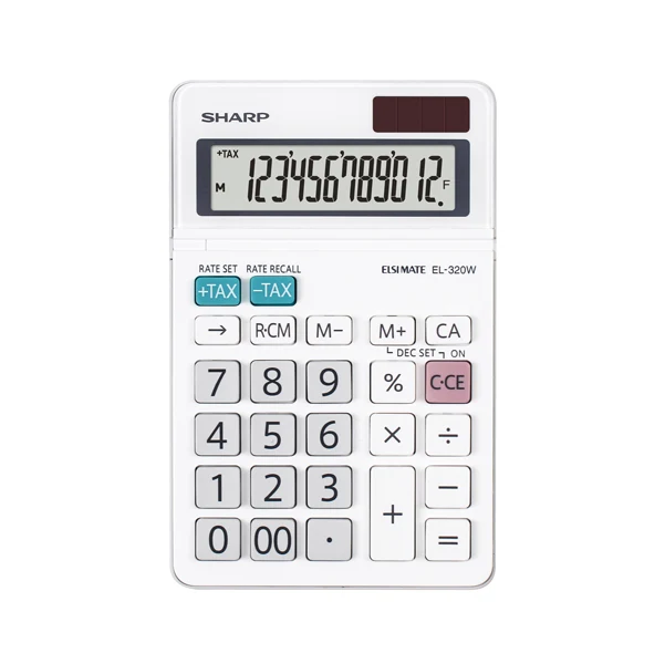 SHARP - EL320WB - Sharp - Calcolatrice da tavolo - EL320WB - SHAEL320WB - Conf. da 1 Pz.