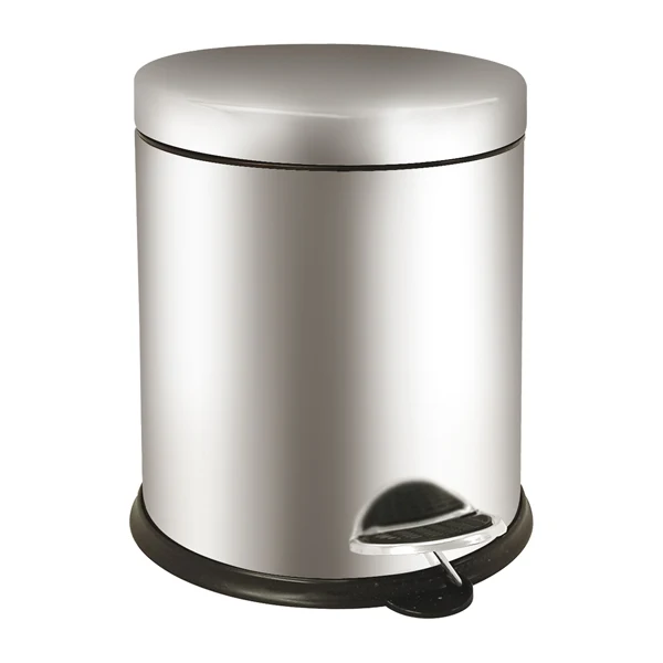 Medial - 913050 - Pattumiera a pedale Bin Basic - 5 L - acciaio inox - Medial - 98491 - Conf. da 1 Pz.