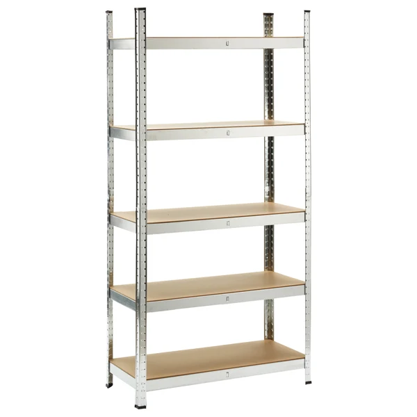 X-Robust - S1851020 - Scaffale - 5 ripiani - 180 x 40 x 90cm - metallo-MDF - X-Robust - 91863 - Conf. da 1 Pz.