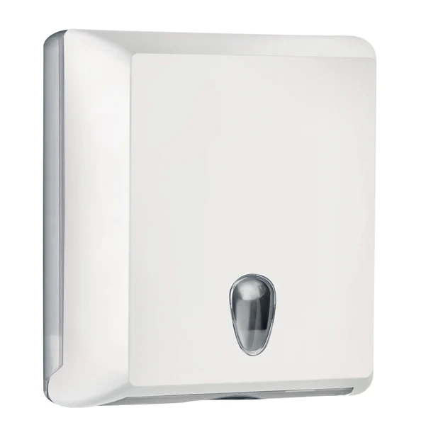 MAR PLAST - A70610AW - Dispenser asciugamani EColored piegati a Z-C - 29 x 10,5 x 30,5 cm - adamello white - Mar Plast - 73966 - Conf. da 1 Pz.