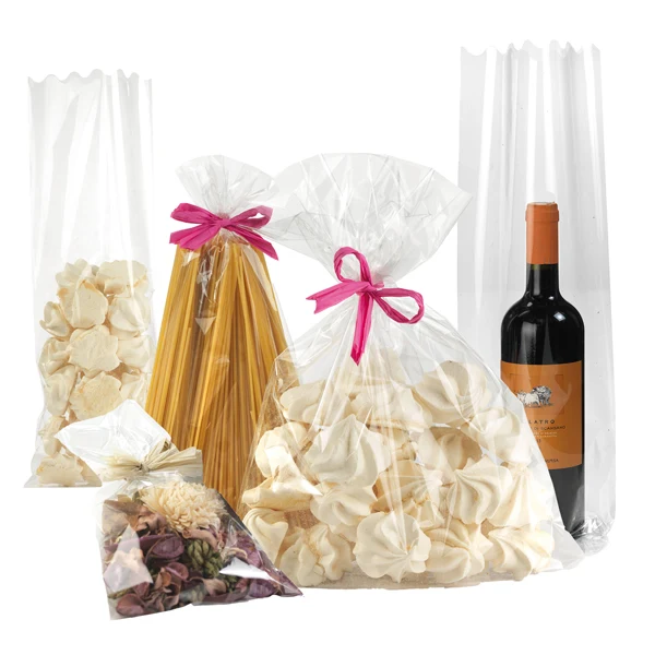 PNP - U-010TNNY8NNN4 - Busta regalo Crystal - 35 x 50 cm - 30 micron - trasparente - PNP - conf. 100 pezzi - 57061 - Conf. da 1 Pz.