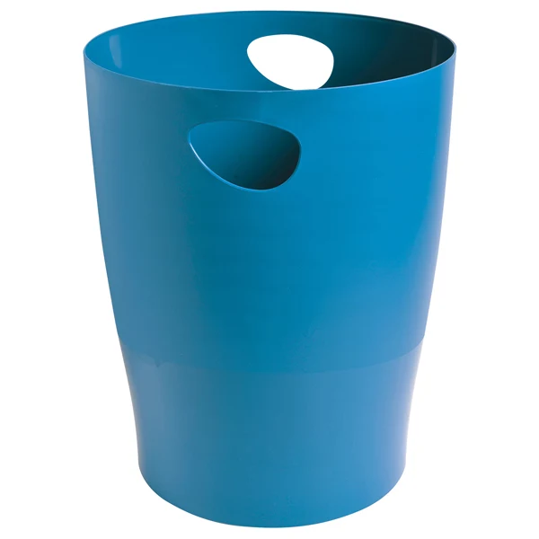 EXACOMPTA - 45384D - Cestino gettacarte Ecobin Bee Blue - 15 L - turchese - Exacompta - 98619 - Conf. da 1 Pz.