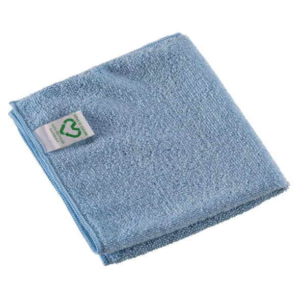 VILEDA - 168755 - Panno r-MicroTuff Swift - microfibra - tessuto riciclato - 35 x 38 cm - blu - Vileda - conf. 5 pezzi - 94924 - Conf. da 1 Pz.