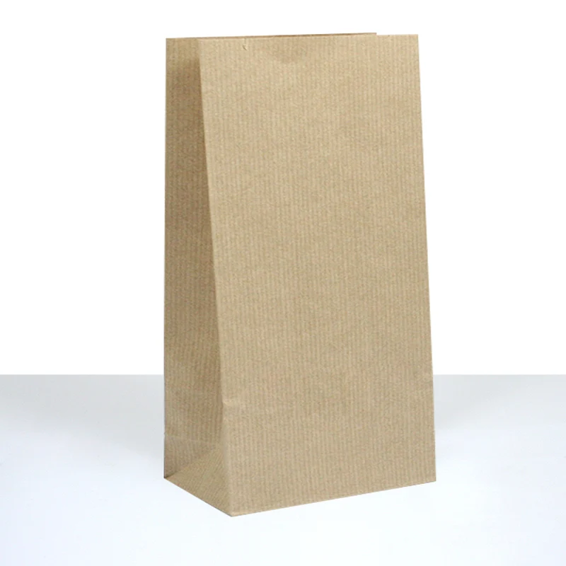50 pz Sacchetti in carta avana fondo quadro per alimenti da € 0,136 Cad + Iva