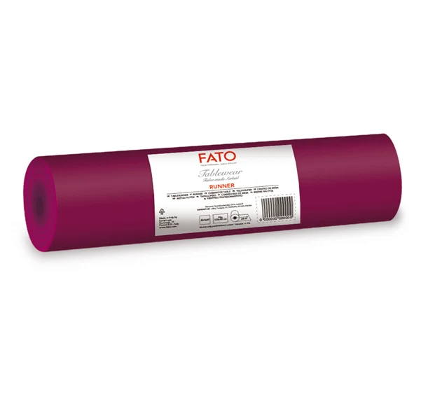 FATO - 88650201 - Runner linea AirLaid - 0,40 x 24 mt - bordeaux - Fato - 91361 - Conf. da 1 Pz.