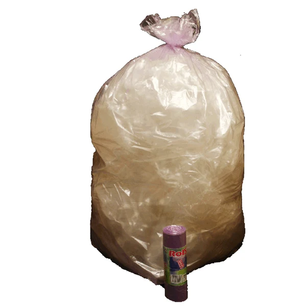 Rolsac - 10468 - Sacchi - 70 x 110 cm - 110 L - 22 micron - MDPE-HDPE - viola trasparente - Rolsac - conf. 10 pezzi - 89613 - Conf. da 1 Pz.