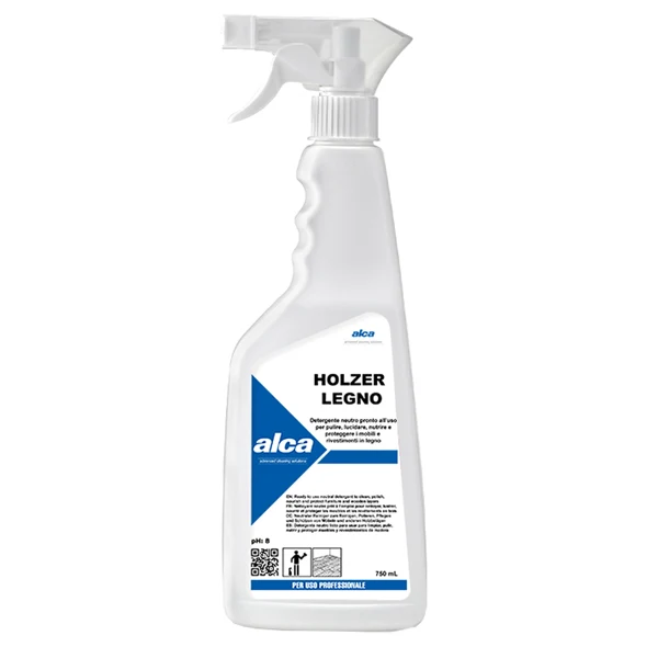 ALCA - ALC1134 - Detergente legno Holzer - trigger da 750 ml - Alca - 86250 - Conf. da 1 Pz.