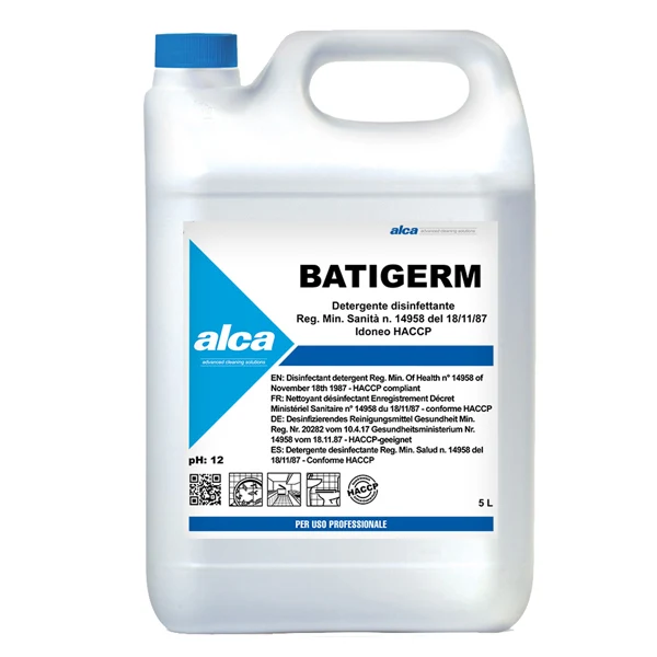 ALCA - ALC522 - Detergente disinfettante Batigerm - Alca - tanica da 5 L - 74151 - Conf. da 1 Pz.