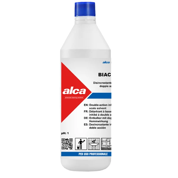 ALCA - ALC542 - Disincrostante Biacide - Alca - flacone da 1 L - 74147 - Conf. da 1 Pz.