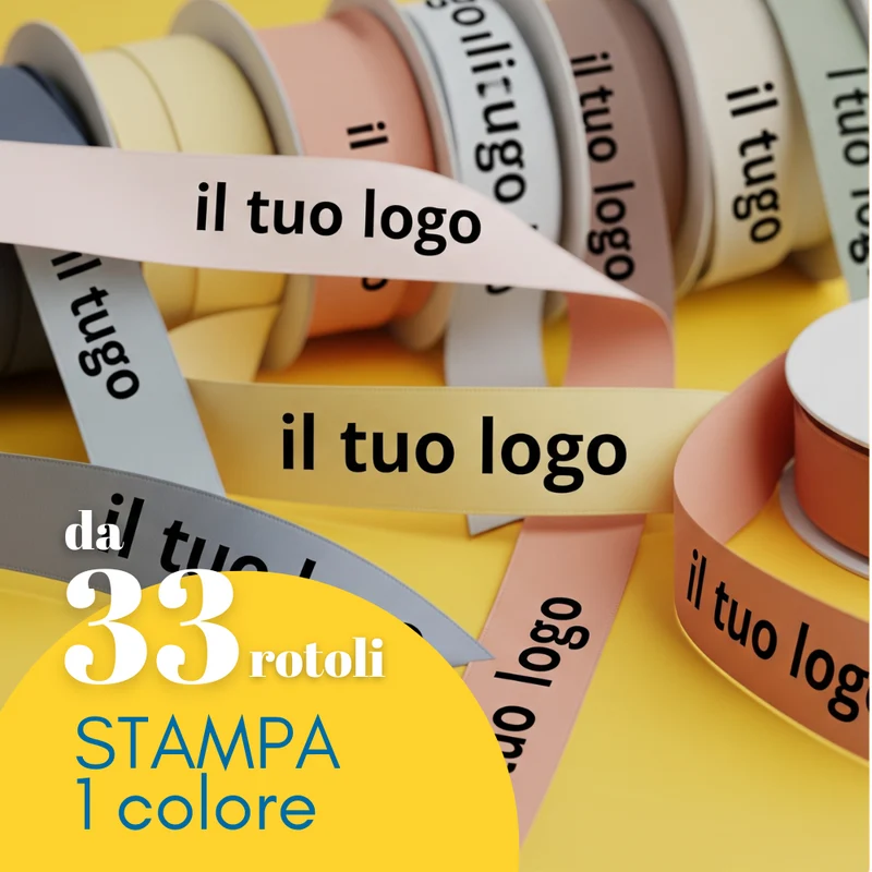 Nastro in Cotone personalizzato per confezioni