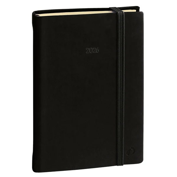 QUOVADIS - 375012Q - Agenda giornaliera - Daily 21 Prestige 2027 - 13 x 21 cm - copertina Silk - nero - Quo Vadis - 94609 - Conf. da 1 Pz.