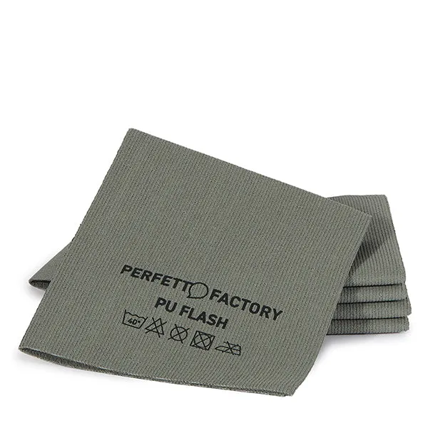 PerfettoFactory - 26594 - Panni PU Flash - 34 x 36 cm - grigio - Perfetto Factory - conf. 5 pezzi - 105783 - Conf. da 1 Pz.