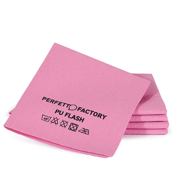 PerfettoFactory - 26591 - Panni PU Flash - 34 x 36 cm - rosso - Perfetto Factory - conf. 5 pezzi - 105780 - Conf. da 1 Pz.