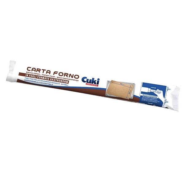 Cuki Professional - 46335315 - Carta forno - in fogli - 33 x 53 cm - 15 fogli - Cuki Professional - 105734 - Conf. da 1 Pz.