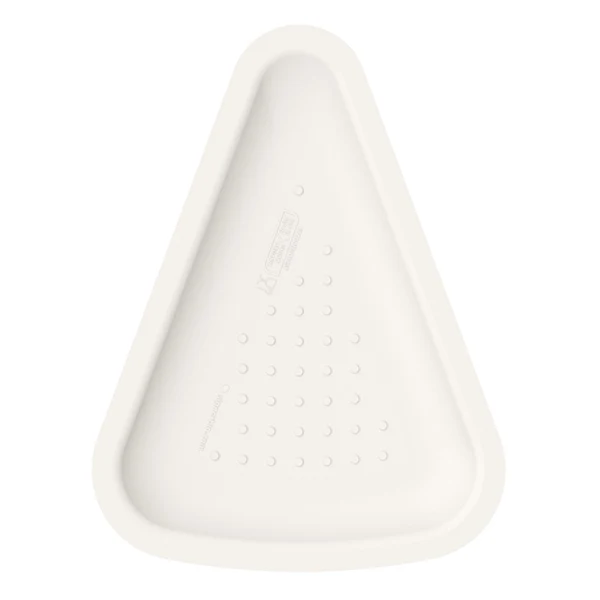 Signor Bio - BTT003BIO125F - Vassoio pizza - 1-8 - 19 x 25 cm - bianco - Signor Bio - conf. 125 pezzi - 105714 - Conf. da 1 Pz.