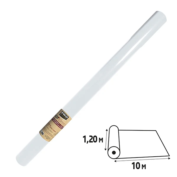 PRO nappe - R781001I - Tovaglia idrorepellente - in rotolo - 1,2 x 10 m - spunbond - bianco - Pro Nappe - 105695 - Conf. da 1 Pz.