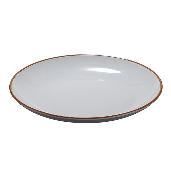 Leone - N0006 - Piatto piano - rPET - grigio - Ø22 x 2,6cm - Leone - 105499 - Conf. da 1 Pz.