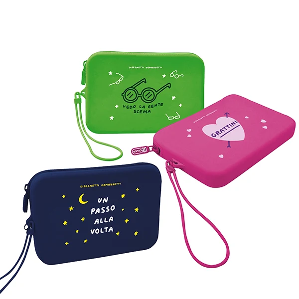 BLASETTI - 9199 - Astuccio Disegnetti Depressetti - 18,5 x 12,5 x 2,4 cm - silicone - Blasetti - 104873 - Conf. da 12 Pz.