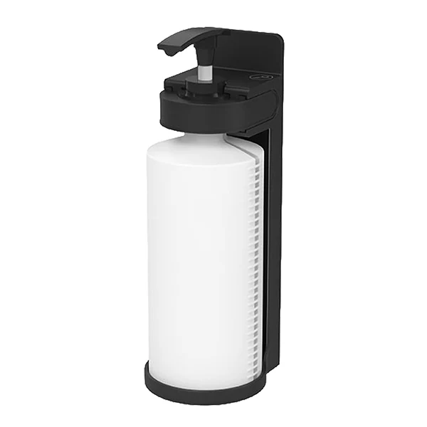 Medial - 110545 - Dispenser Nenya - con supporto murale - 6,5 x 7,1 x 18,2 cm - 300 ml - ABS - nero - Medial International - 104761 - Conf. da 1 Pz.
