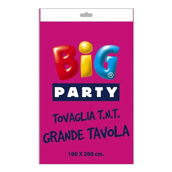 BIG PARTY - 14651 - Tovaglia TNT - 160 x 260 cm - fucsia - Big Party - 104750 - Conf. da 1 Pz.