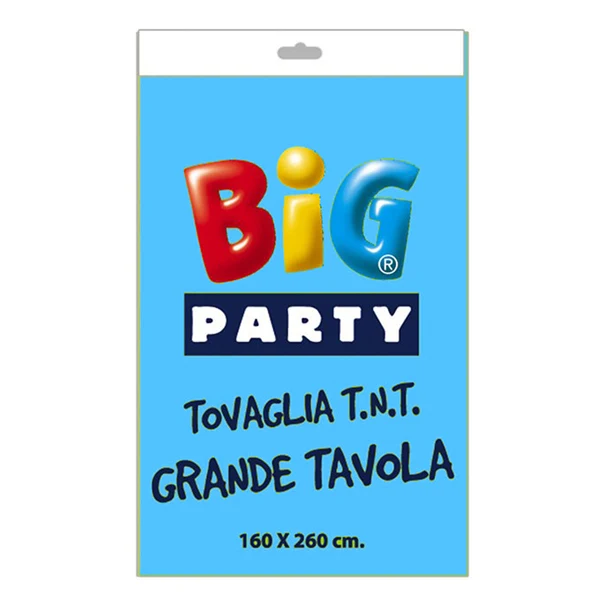 BIG PARTY - 14662 - Tovaglia TNT - 160 x 260 cm - turchese - Big Party - - 104747 - Conf. da 1 Pz.