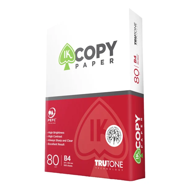 Paperfast - PFCA001IKS_B4 - Carta IK Copy - B4 - 257 x 364 mm - 80 gr - bianco - conf. 500 fogli - 104276 - Conf. da 5 Pz.