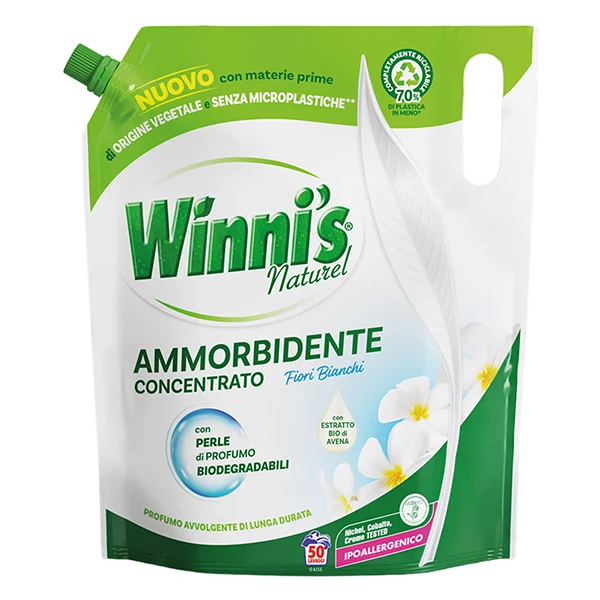 Winni's - M037420 - Ammorbidente ecoformato - concentrato - 1250 ml - fiori bianchi - Winni's - 105937 - Conf. da 1 Pz.