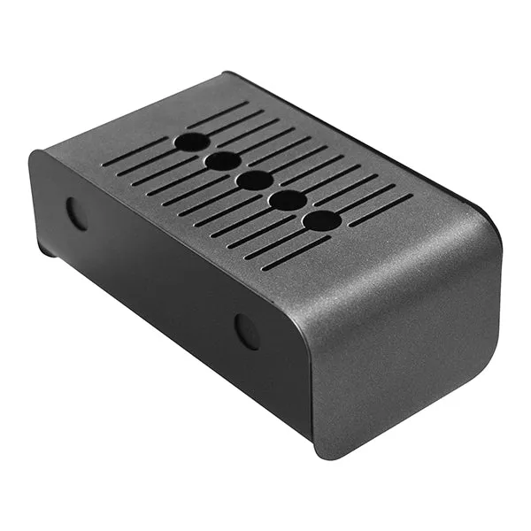 STILCASA - 551 N - Posacenere murale - metallo - 23,5 x 13,2 x 18,7 cm - 1,5 L - nero - Stilcasa - 105840 - Conf. da 1 Pz.