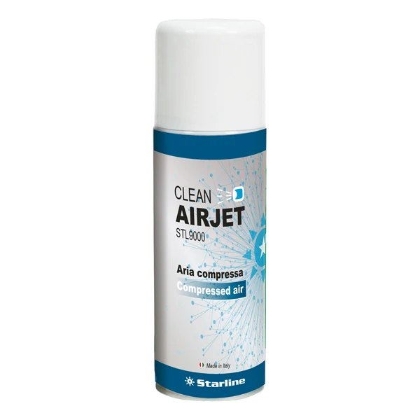 STARLINE - A02061-1 - Aria Compressa Clean AirJet con cannuccia - 400ml - Starline - STL9000 - Conf. da 1 Pz.