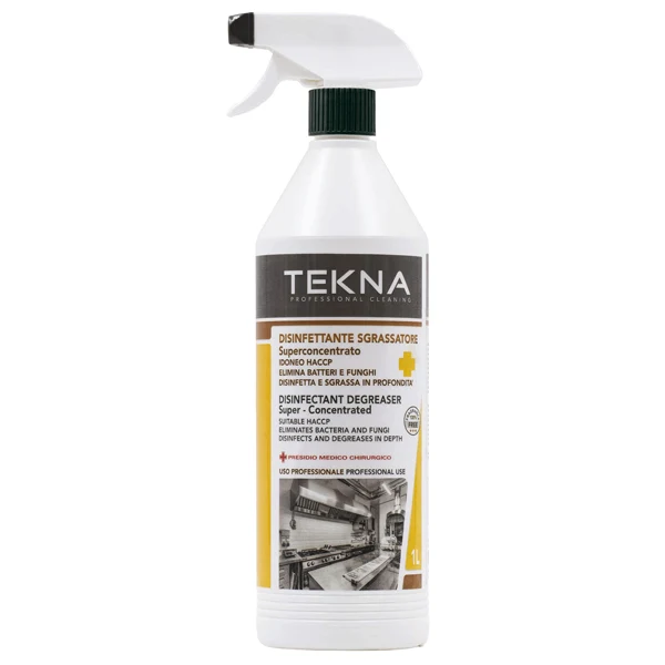 Tekna - K013 - Disinfettante sgrassatore - superconcentrato - 1 lt - Tekna - 95916 - Conf. da 1 Pz.