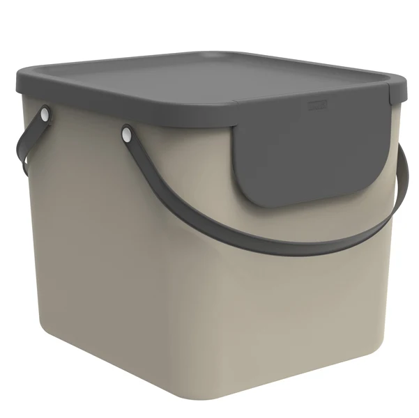 ROTHO - F707544 - Pattumiera Albula - 40 L - cappuccino - Rotho - 91841 - Conf. da 1 Pz.