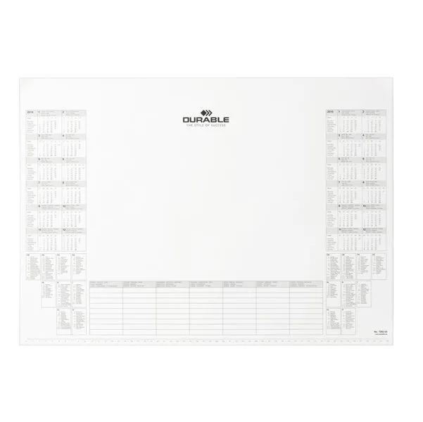 DURABLE - 7292-02 - Ricambio da 25 fogli per sottomano - 57 x 41 cm - Durable - 65198 - Conf. da 1 Pz.