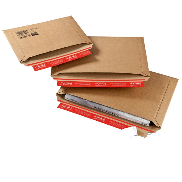 COLOMPAC - CP015.07.020 - Busta in cartone CP 015 F Flute - formato B4+ (400x285 mm) - altezza massima 50 mm - ColomPac - 61734 - Conf. da 20 Pz.