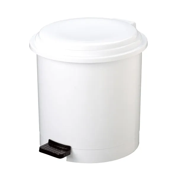 Medial - 906112 - Pattumiera a pedale Ruf - PP - 12 L - diametro 27 cm - altezza 34 cm - bianco - Medial - 71001 - Conf. da 1 Pz.