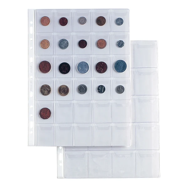 SEI ROTA - 512131 - Buste forate Ercole - PVC liscio - 21 x 29,7 cm - porta monete - 30 tasche - Sei Rota - conf. 10 pezzi - 26061 - Conf. da 1 Pz.