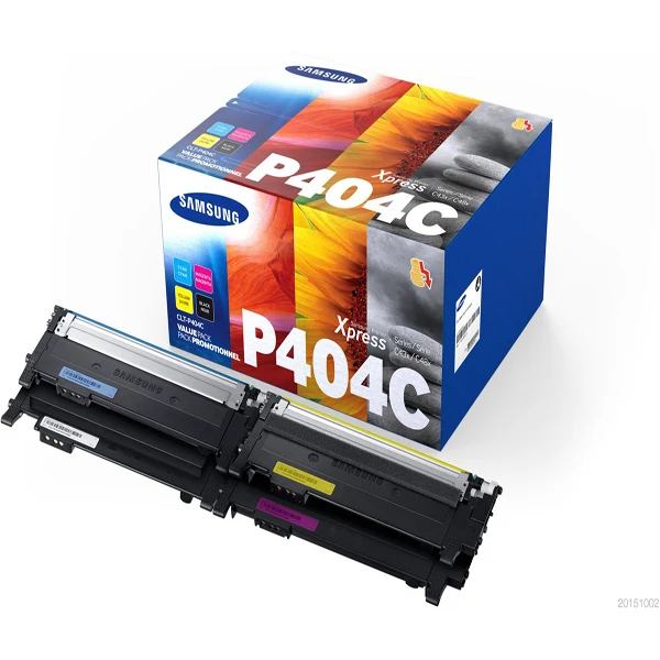 SAMSUNG - SU365A - Hp-Sasmung - Conf. 4 Toner originale - C-M-Y-K - CLTP404C-ELS - SU365A - 1.000 pag cad - SAMSU365A - Conf. da 1 Pz.