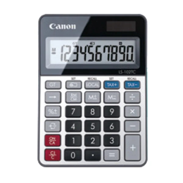 CANON - 2471C001 - Canon - Calcolatrice LS-102TC - Grigio - 2471C001 - CAN102TC - Conf. da 1 Pz.
