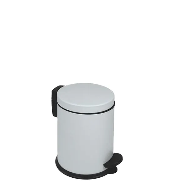 Medial - 913031 - Pattumiera a pedale New Bin Basic - 3 L - metallo verniciato - bianco - Medial - 99693 - Conf. da 1 Pz.