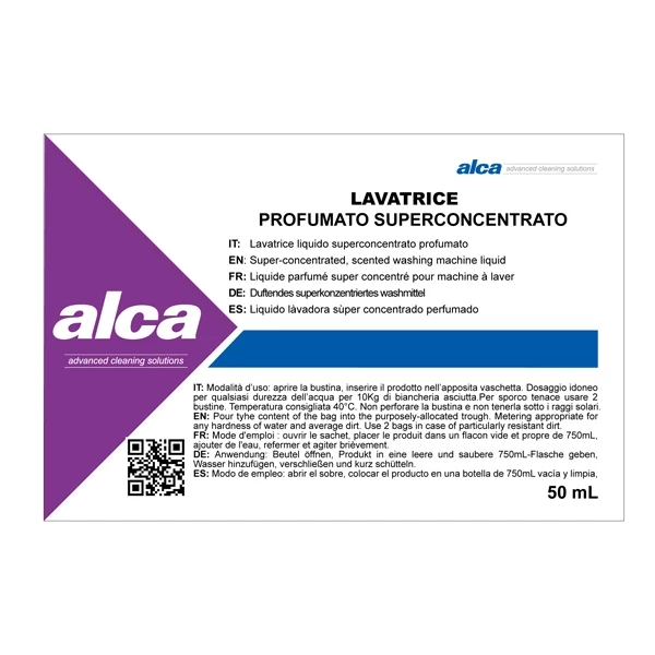 ALCA - ALC1045 - Lavatrice Linea Monodose - Alca - bustina da 50 ml - 94900 - Conf. da 1 Pz.