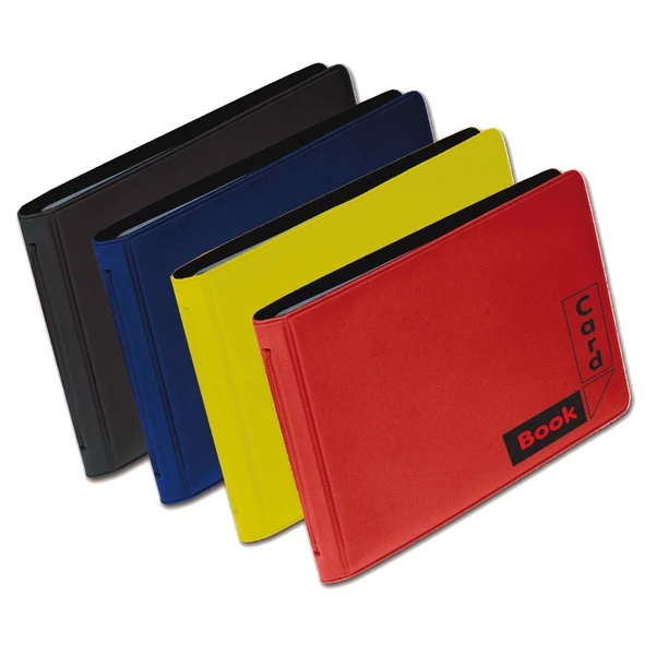 ALPLAST - 1029 - Portacard ad album - 12 scomparti - in PVC gommato 1029 - Alplast - conf. 24 pezzi - 94721 - Conf. da 1 Pz.