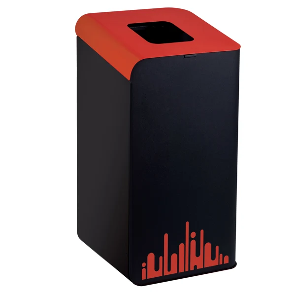 Medial - 789297 - Gettacarte Rubik Evo - per raccolta differenziata - 80 L - rosso - Medial - 93758 - Conf. da 1 Pz.