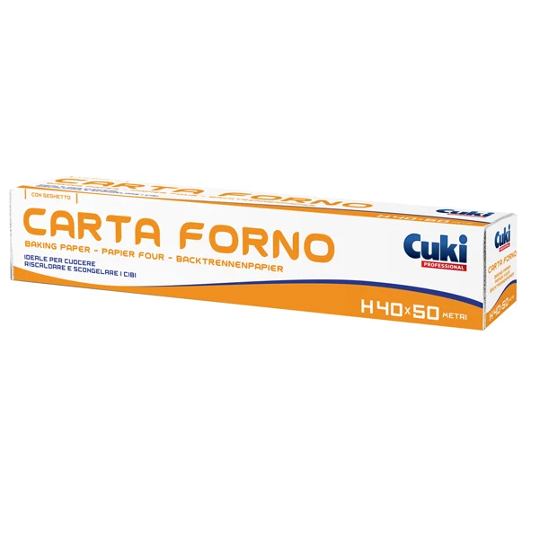 Cuki Professional - 4540050 - Rotolo Carta Forno - 400 mm x 50 mt - Cuki Professional - 90016 - Conf. da 1 Pz.