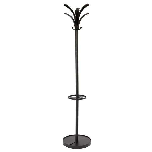 ALBA - PMBRIO N - Appendiabiti - con portaombrelli - 6 posti - 175 x 38 cm - nero - Alba - 68302 - Conf. da 1 Pz.