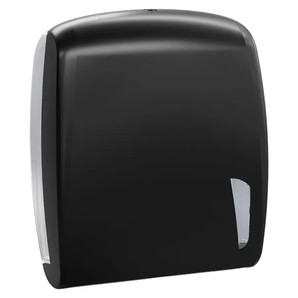 MAR PLAST - A90123BM - Dispenser asciugamani Skin carbon - piegati a C e Z - 34,5 x 11,2 x 30,6 cm - 450 fogli - nero - Mar Plast - 99687 - Conf. da 1 Pz.