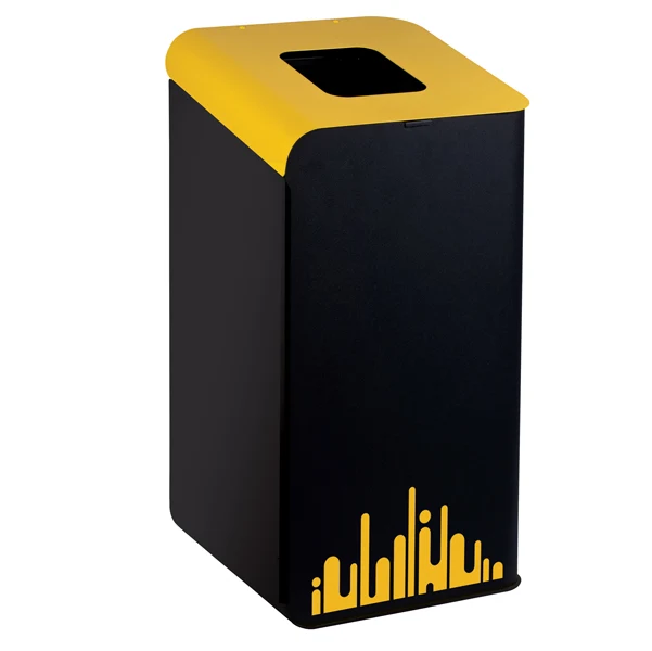 Medial - 789296 - Gettacarte Rubik Evo - per raccolta differenziata - 80 L - giallo - Medial International - 93761 - Conf. da 1 Pz.