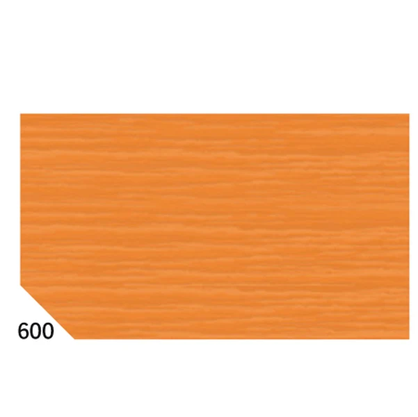 REX SADOCH - KR363-600 - Carta crespa - 50 x 250 cm - 48 gr - arancione 600 - Rex Sadoch - conf.10 rotoli - 46551 - Conf. da 1 Pz.
