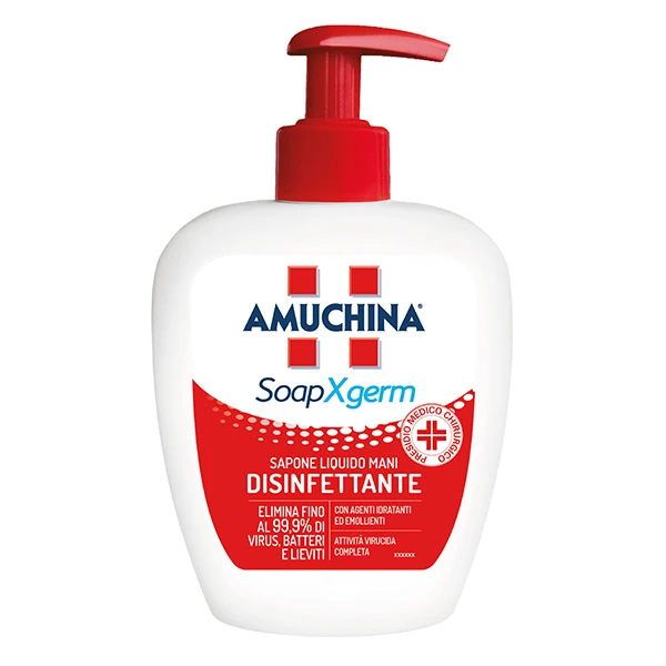 Amuchina Professional - 419846 - Sapone liquido disinfettante mani SoapXgerm - 250 ml - Amuchina - 105928 - Conf. da 1 Pz.