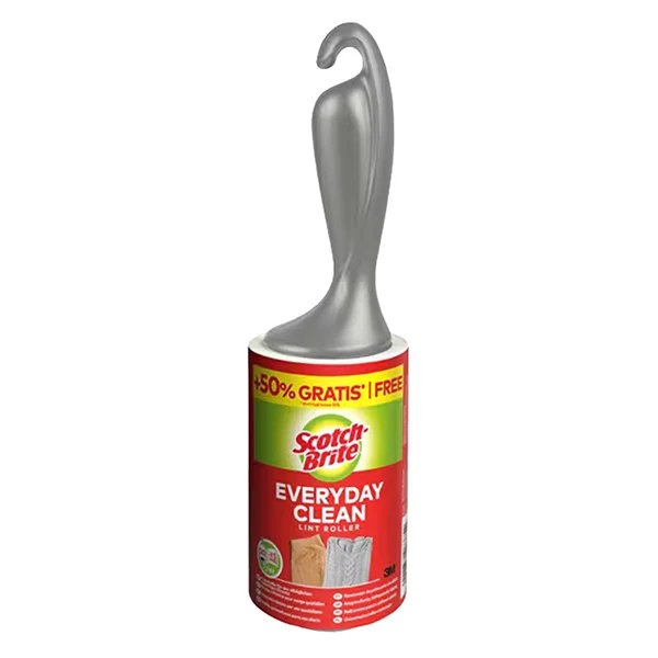 SCOTCH-BRITE - 7100243657 - Spazzola adesiva levapelucchi LR1 - 30 + 15 fogli - 4,5 cm - Scotch-Brite - 105923 - Conf. da 1 Pz.