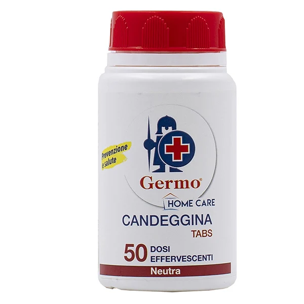 Germo - T201 - Candeggina Tab - neutro - Germo - conf. 50 pezzi - 105913 - Conf. da 1 Pz.
